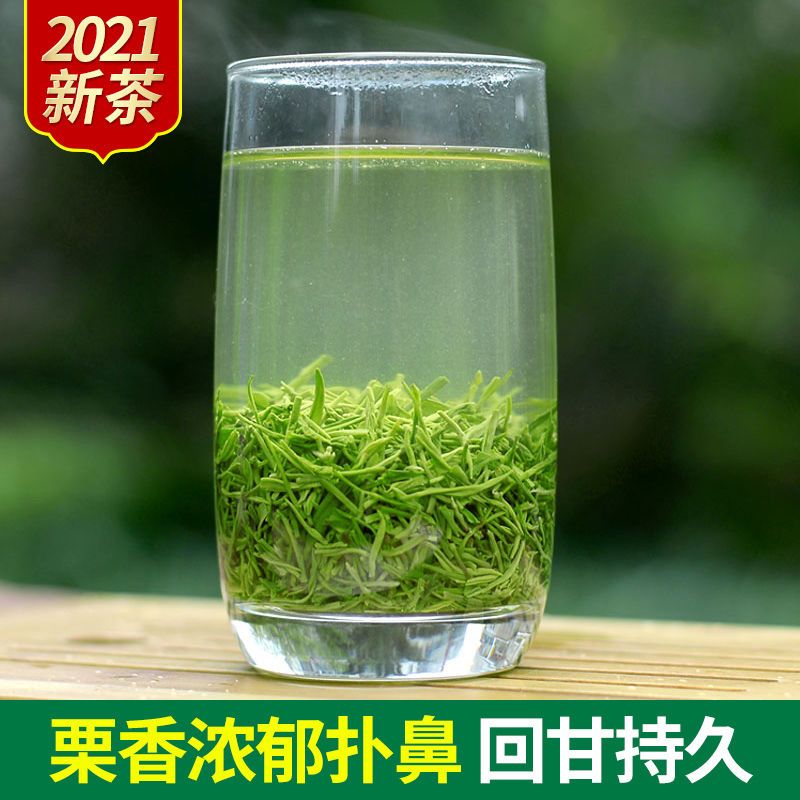 54151-特级毛尖茶叶绿茶2021信阳新茶明前嫩芽毛尖浓香型绿茶250克罐装-详情图