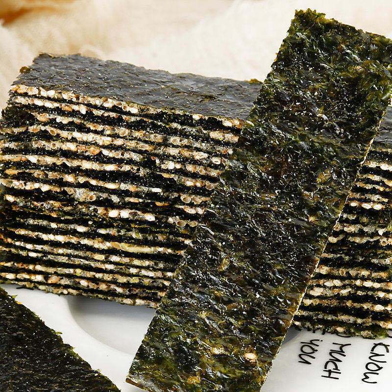 125908-【5罐15.9】芝麻海苔夹心脆片罐装即食海苔儿童休闲零食批发-详情图