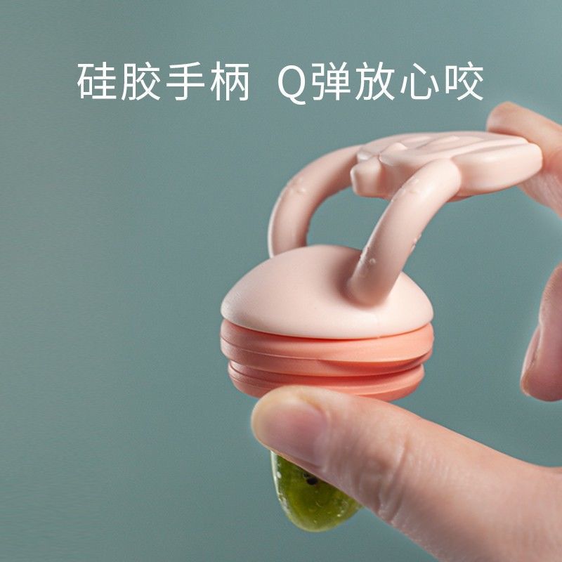 88604-爱咔威IKV婴儿咬咬袋果蔬乐食物宝宝吃水果汁辅食硅胶6个月磨牙棒-详情图