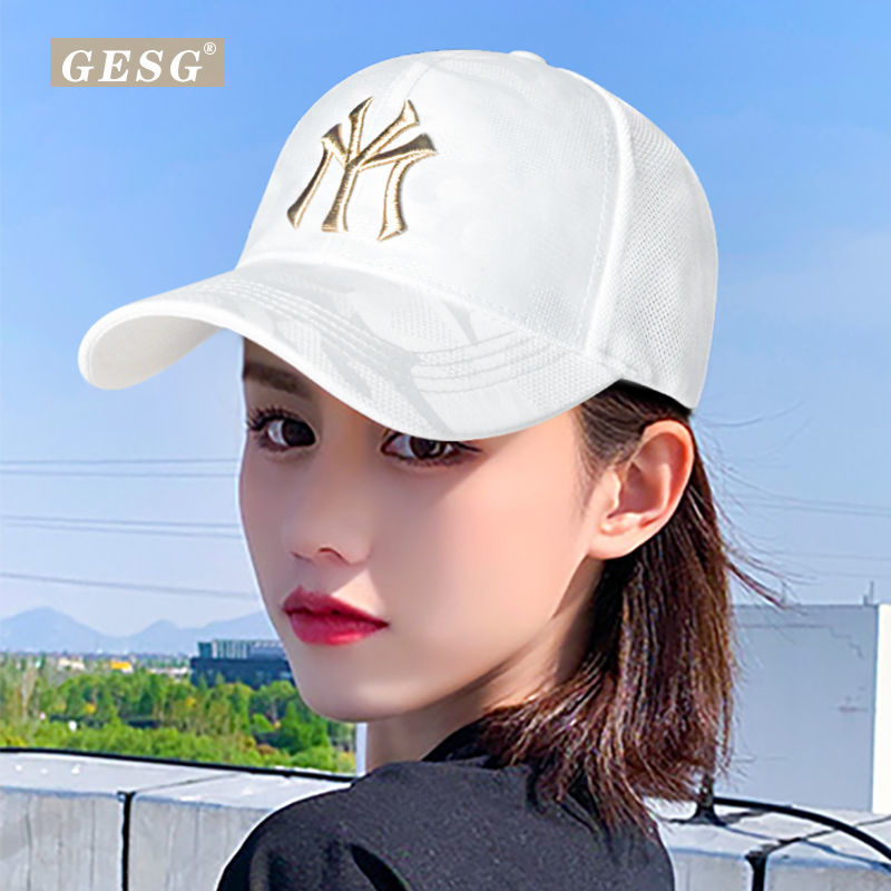 gesg品牌帽子女韩版潮棒球帽休闲百搭鸭舌帽户外出游女士鸭舌帽