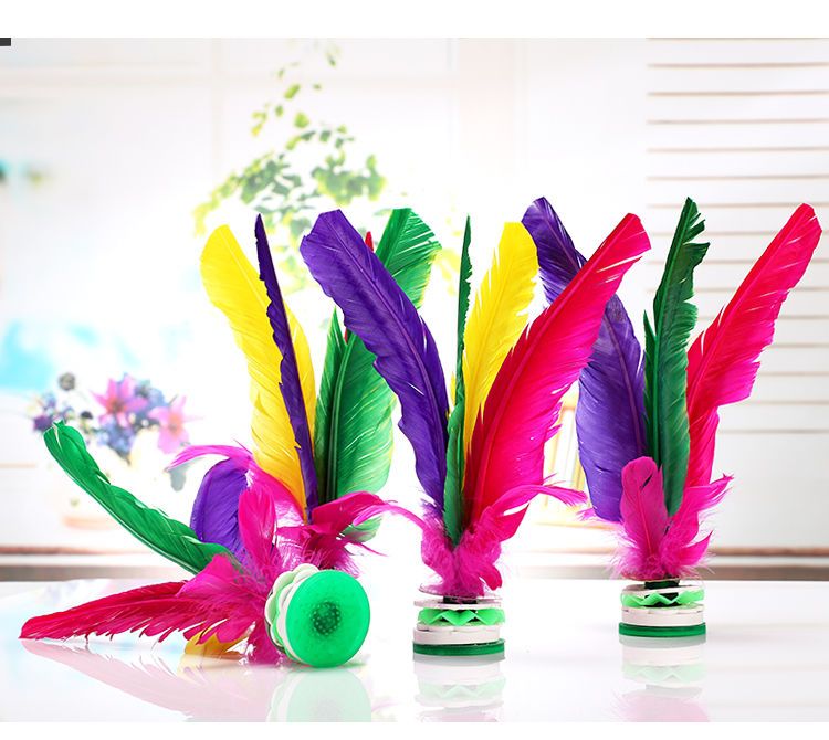 Volante de bádminton de plumas de ganso para competición_voghion.com