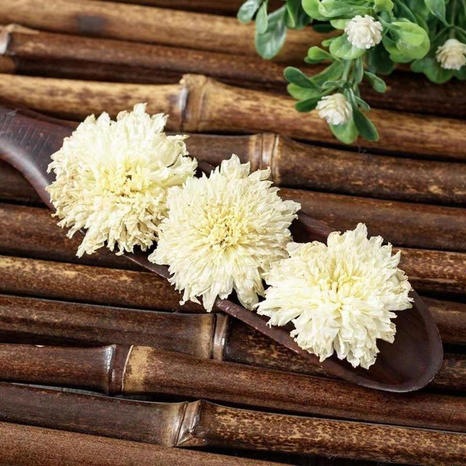 白菊花中药材甘菊 杭菊 杭白菊 茶菊 药菊纯天然白菊花 虎窝拼