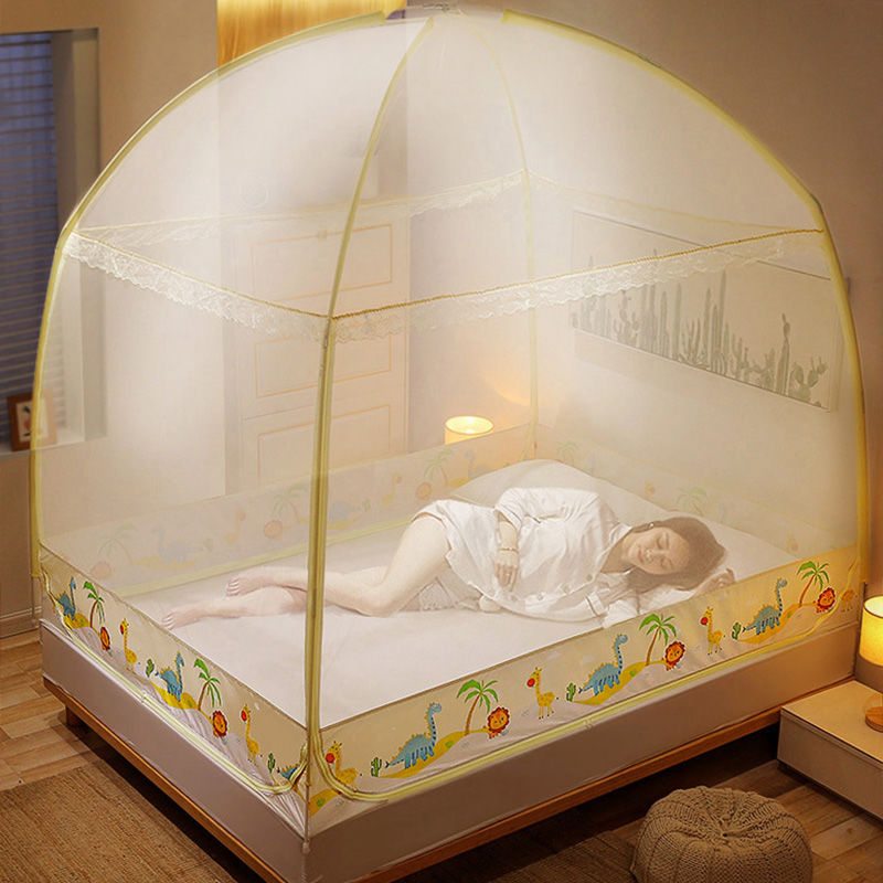 蒙古包蚊帐 1.0米床家用2m防摔需安装折叠儿童年新款方便拆洗
