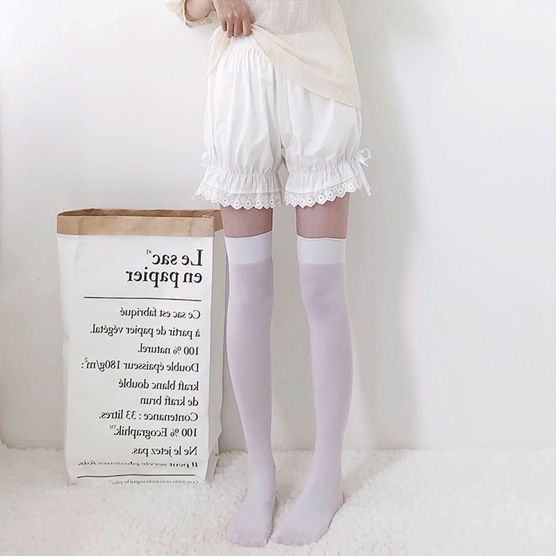 Pure cotton Japanese safety pants women's  new student pumpkin pants jk skirt with anti-light bottoming short pants