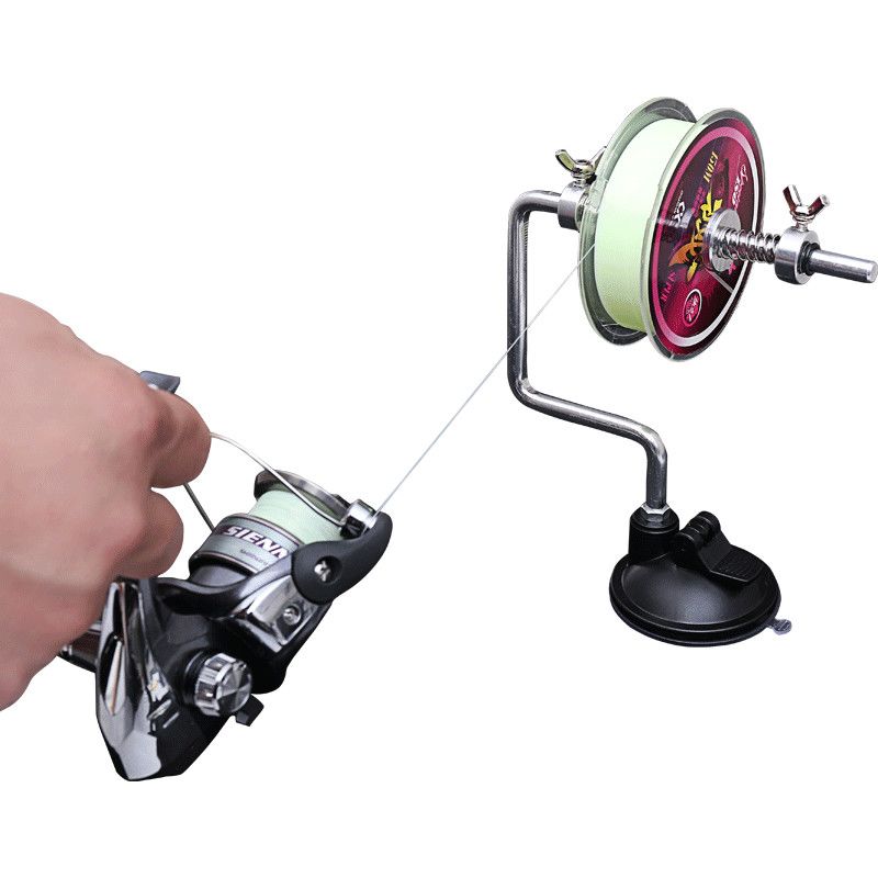 鱼线缠线器渔线轮绕线器路亚纺车轮上线器渔轮卷线器钓鱼垂钓用品