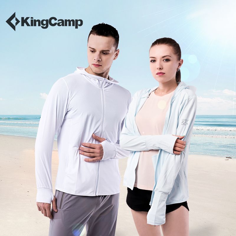 KingCamp防晒衣男女UPF50+防紫外线夏季轻薄透气情侣防晒服皮肤衣