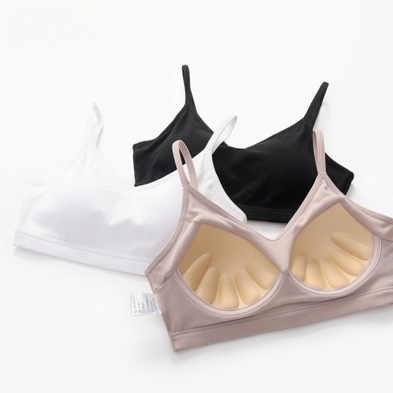 Underwear women's new beautiful back bra integrated comfortable underwear student girl Korean version junior high school students wrapped tube top without steel ring