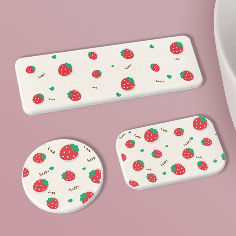 Diatom mud absorbent pad washstand toothbrush cup pad toilet washstand soap pad bathroom soap pad soap holder