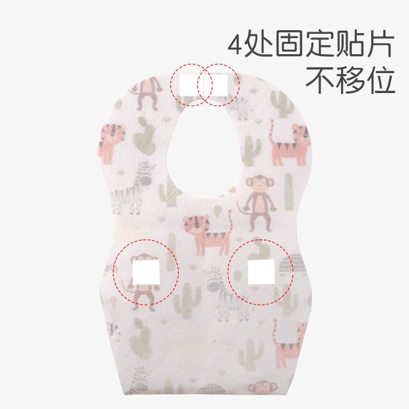 Baby disposable eating bibs waterproof no-wash food bag baby saliva towel bib children's feeding bag enlarged