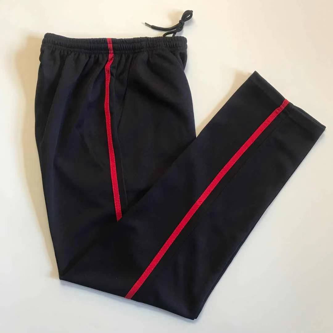校服褲子藏藍色一厘米紅條初高中男女學生春秋款小學生夏季校服褲