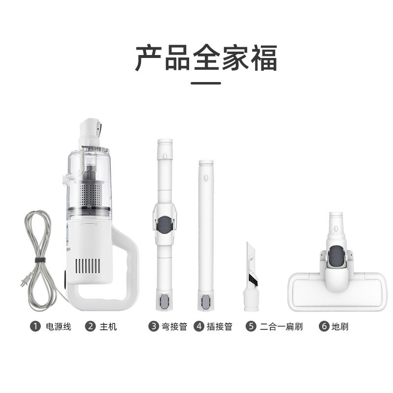105869-海尔吸尘器家用大吸力手持推杆二合一地板地毯沙发吸尘机ZL603R-详情图