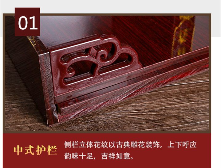 财神佛柜供台家用神位吊柜神龛壁挂式小型观音佛台供奉桌无字神台 detail 8