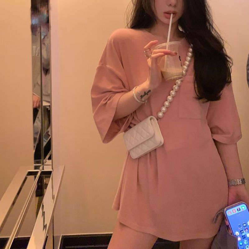 Texture Small Bag 2021 Spring/Summer New Pearl Chain Chest Bag Korean Version Lingge Small Square Bag Single Shoulder Oblique Straddle Bag for Women