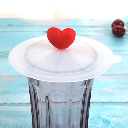 食品级杯盖防尘环保硅胶杯盖卡通陶瓷水杯杯盖通用马克杯茶杯盖子