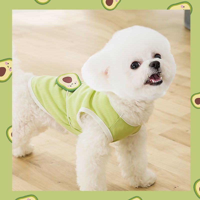Cool vest spring and summer thin puppy dog ​​clothes Teddy Bichon Pomeranian pet small dog cat summer