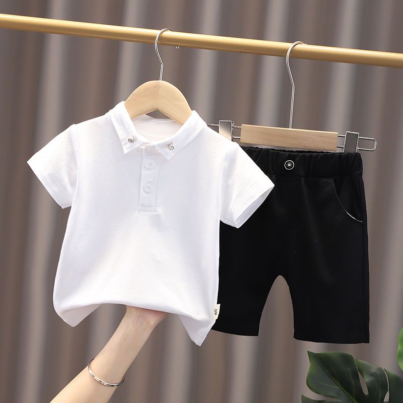 男童夏装2023新款套装1-3岁4婴儿服装夏季洋气宝宝短袖两件套