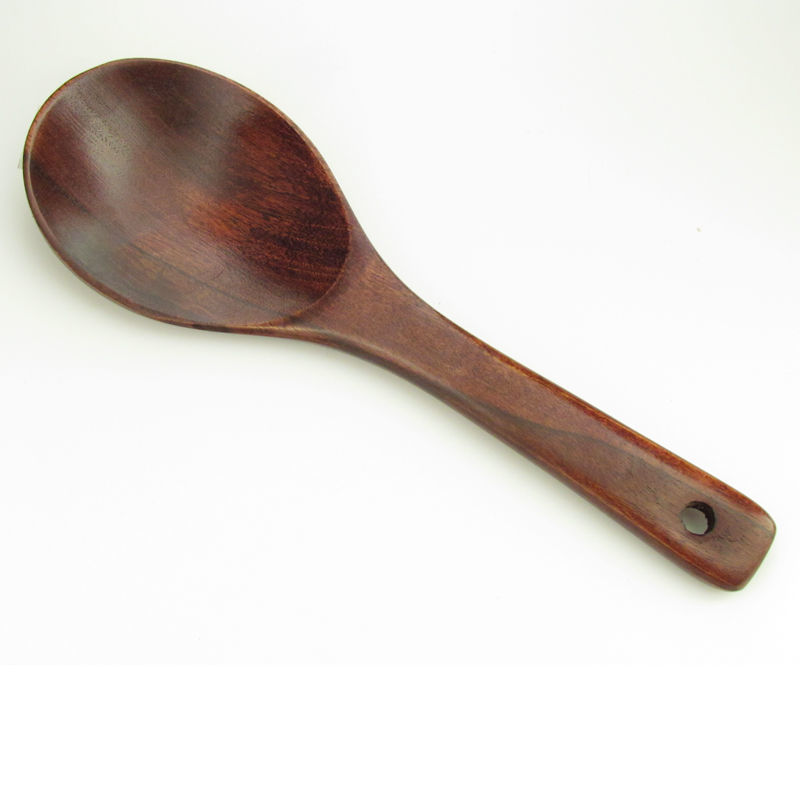 木质饭勺子木头盛饭勺家用舀饭勺实木米饭勺电饭煲打饭勺木饭瓢子