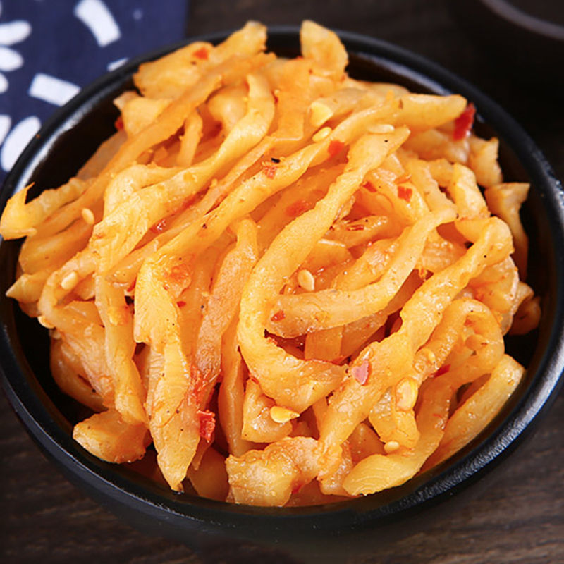 馋山油辣萝卜 腌制酱萝卜咸菜下饭菜萝卜条 开袋即食 500/袋