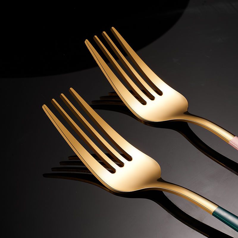 北欧ins家用西餐具套装刀叉勺三件套不锈钢牛排刀叉勺子筷子餐具