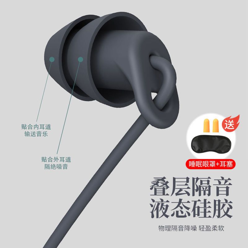 88593-REMAX睡眠耳机RX-103防噪音硅胶有线耳塞入耳式typec耳塞睡觉专用-详情图