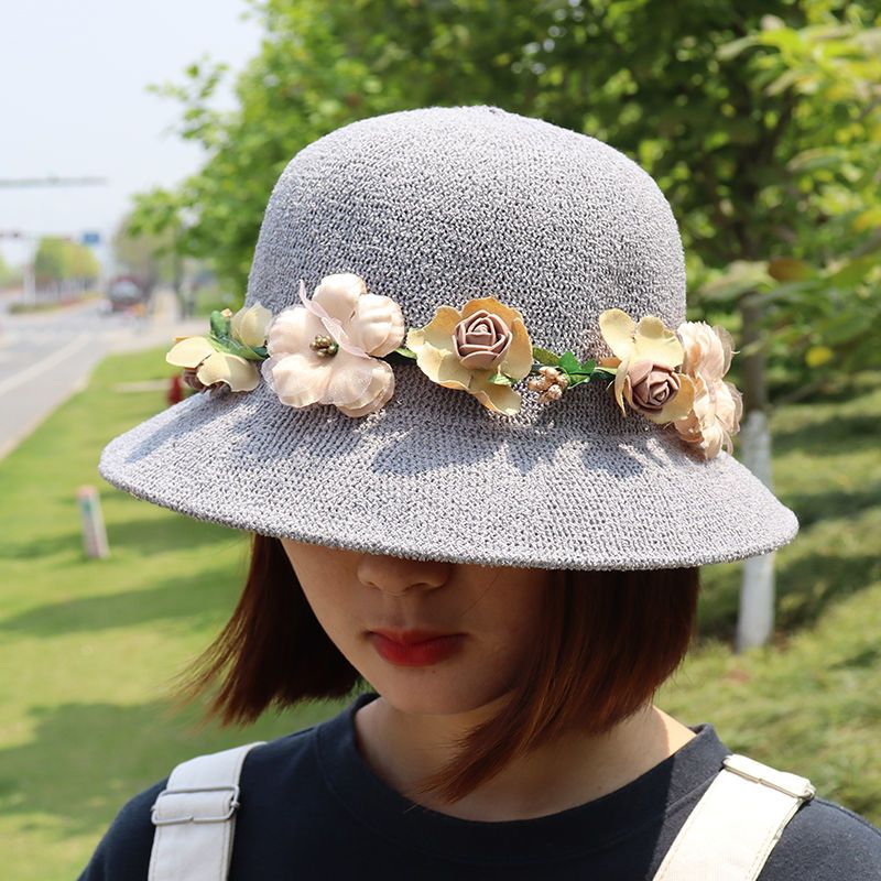 春夏户外渔夫帽 时尚鸭舌帽防晒帽子春夏秋韩版潮女士帽遮阳盆帽