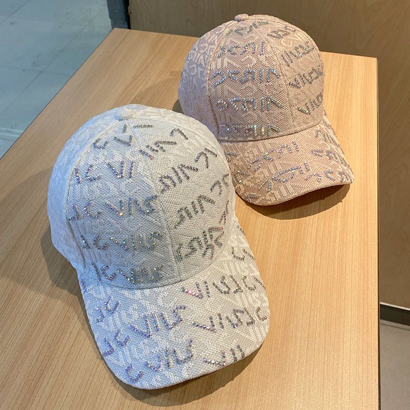 2021 hut frauen Brief Koreanische Mode Baseball Hut Mode Vielseitig Casual Neue Sonnenschirm und Sonnencreme Ente Zunge Hut_voghion.com