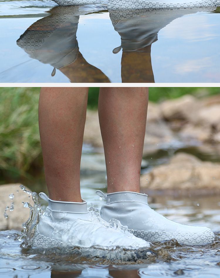 鞋套防雨雨鞋套男女儿童防滑加厚耐磨硅胶可洗下雨天防水鞋套成人