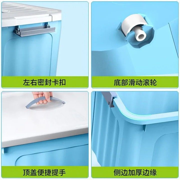 37729-收纳箱大号大容量特大号小号收纳盒整理箱多功能家装衣服家用塑料-详情图