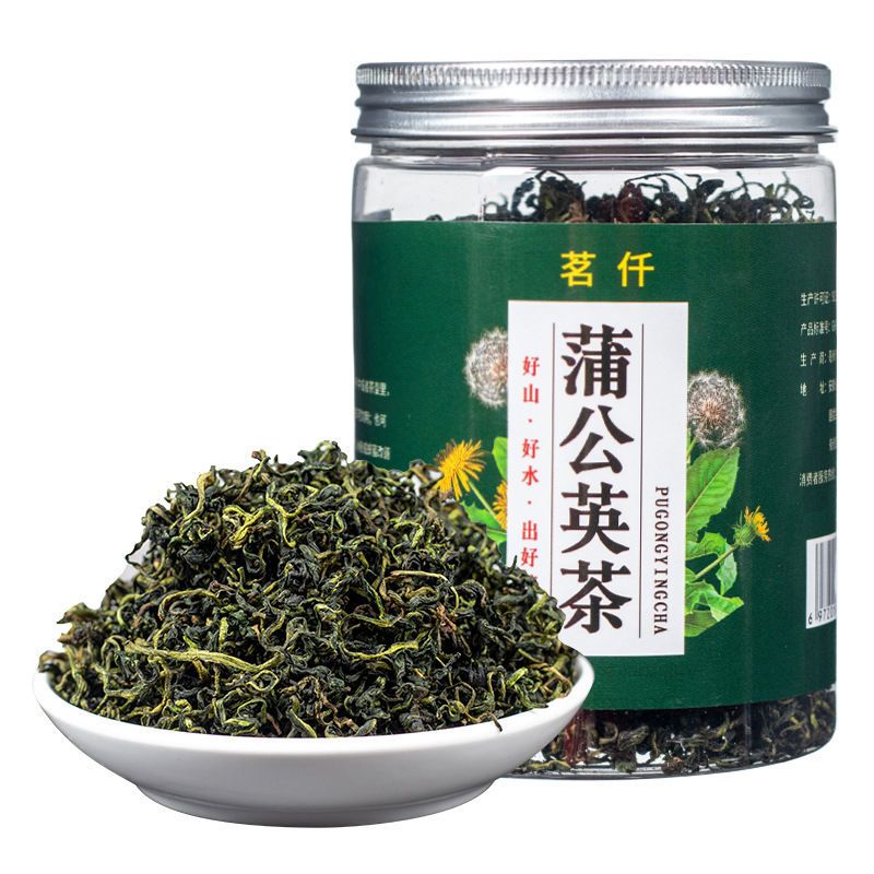 37866-蒲公英茶正品长白山蒲公英根茶野生婆婆丁苦丁茶泡水原材料70g/罐-详情图