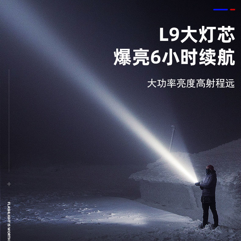 88406-强光超亮大功率特种兵手电筒LED远射可充电迷你袖珍便携小户外灯-详情图