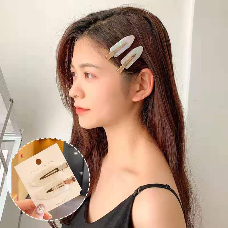 No trace clip side clip hair card new acetic acid seamless hair clip net red bangs broken hair clip face wash makeup clip