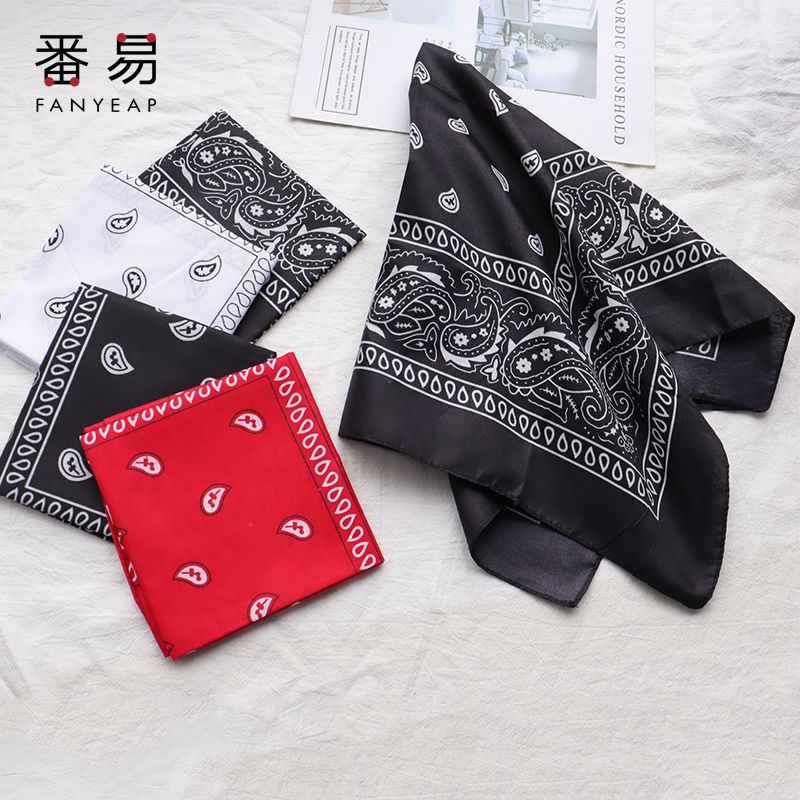 Hip-hop hiphop headscarf headband male and female hip-hop headband tied hands street simple strappy all-match small square