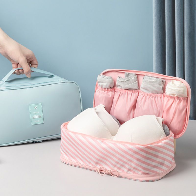 旅行收纳袋子便携内衣内裤分装袋 大容量行李箱整理小布袋文胸包