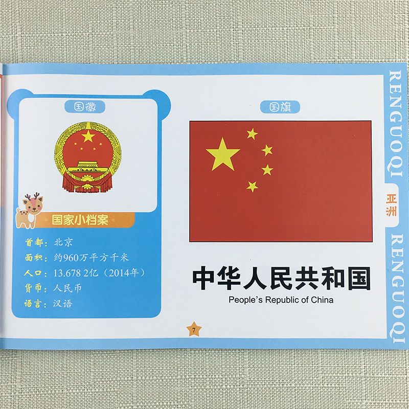 宝宝认国旗国徽标志大全1-2-3-4-5-6岁儿童认识世界各国国旗国徽