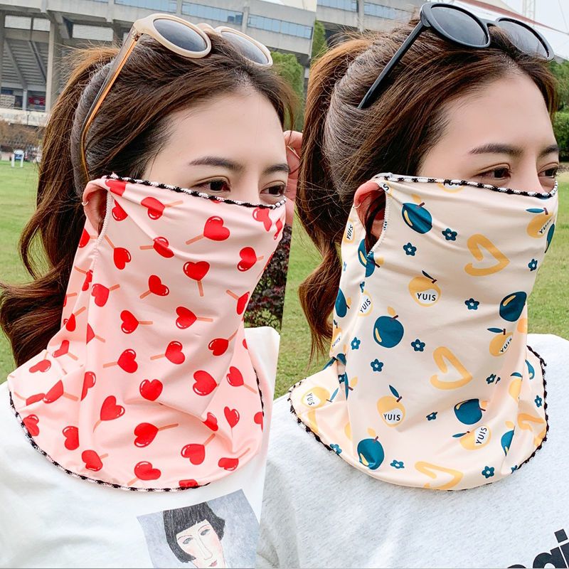Sommar solmask för damer med uv-skydd och nackskydd_voghion.com