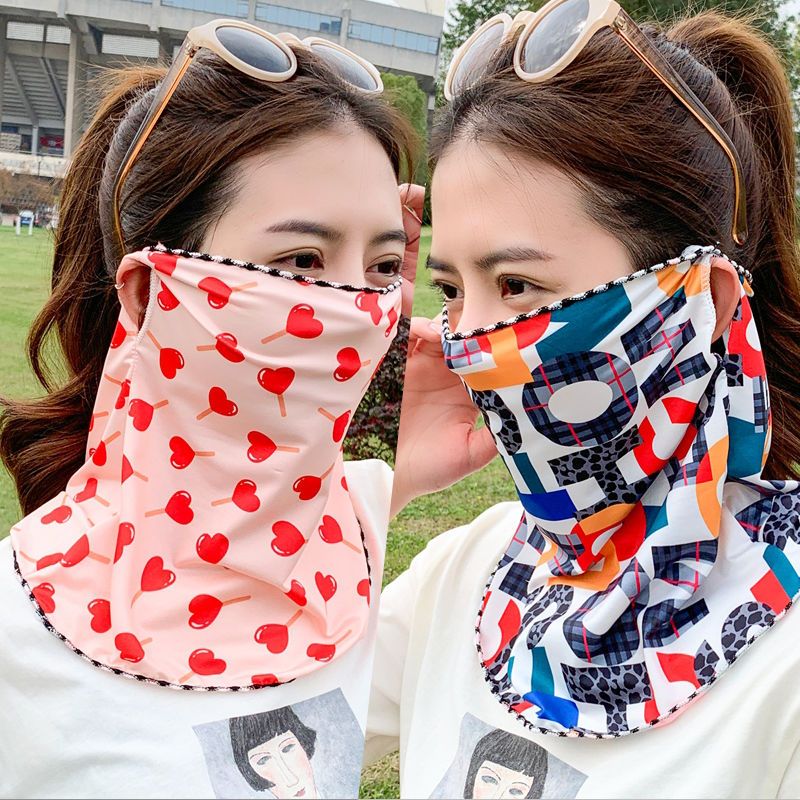 Sommar solmask för damer med uv-skydd och nackskydd_voghion.com