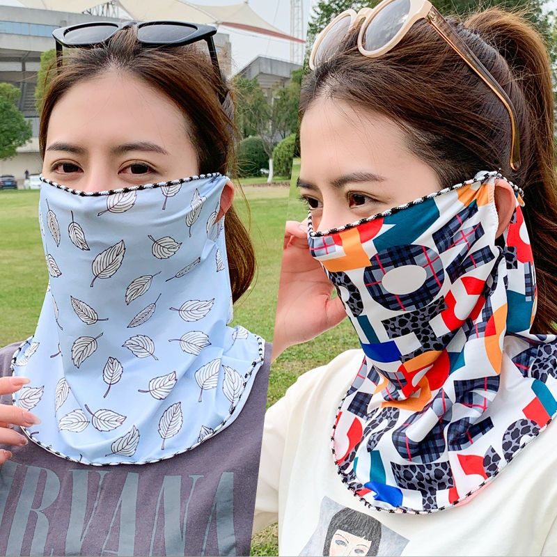 Sommar solmask för damer med uv-skydd och nackskydd_voghion.com