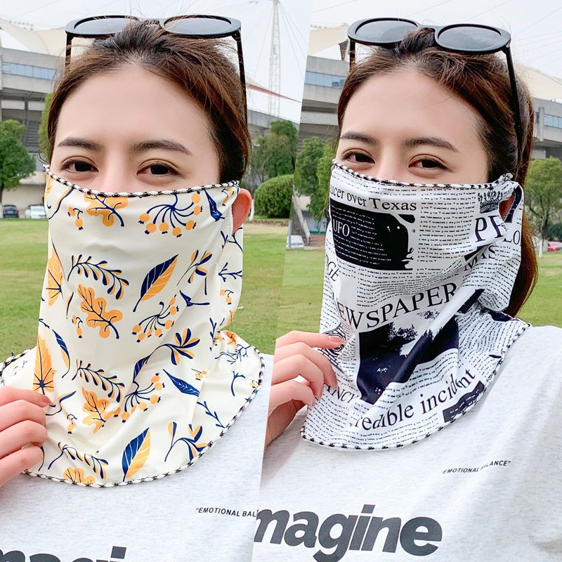 Sommar solmask för damer med uv-skydd och nackskydd_voghion.com