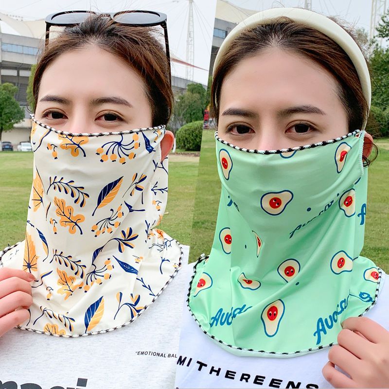 Sommar solmask för damer med uv-skydd och nackskydd_voghion.com