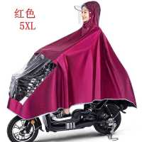 雨衣摩托车电动车雨披男女生雨披成人加厚骑行单人雨披透明双帽檐