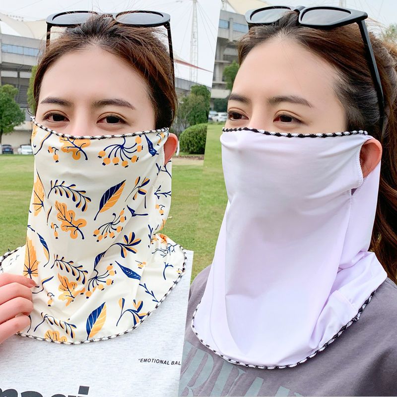 Sommar solmask för damer med uv-skydd och nackskydd_voghion.com