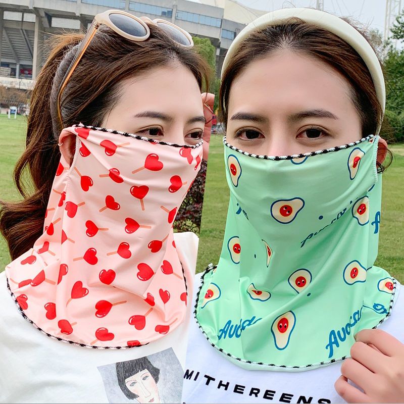 Sommar solmask för damer med uv-skydd och nackskydd_voghion.com