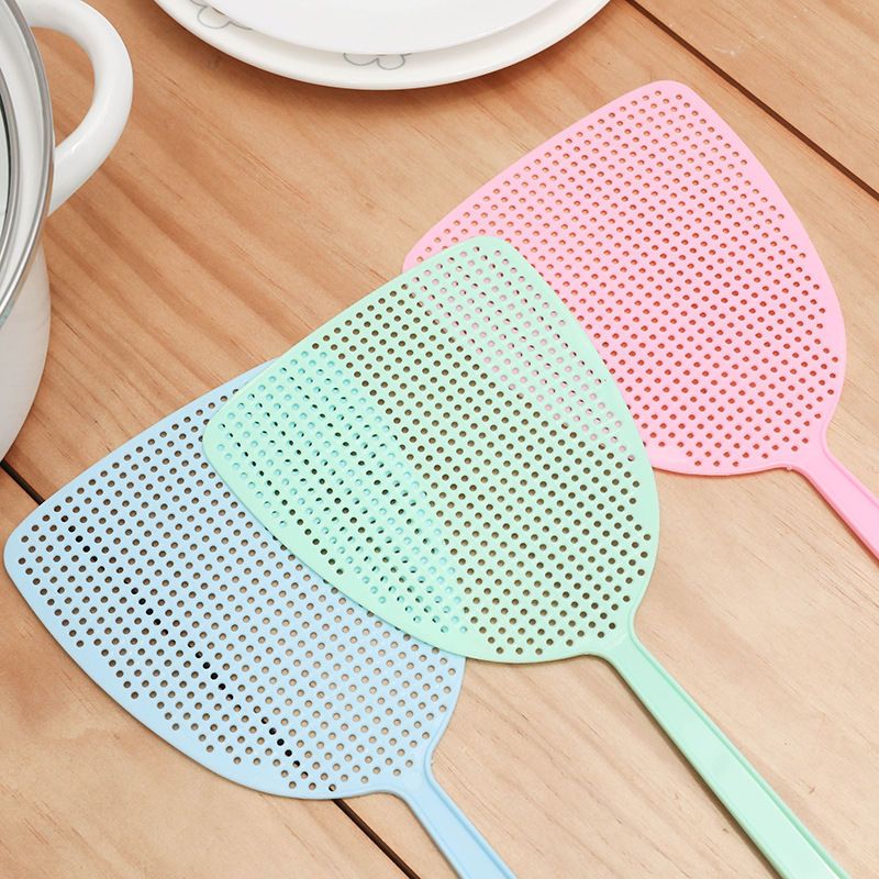 Thickened plastic fly swatter mosquito swatter long handle manual fly swatter fly swatter mosquito swatter fly swatter