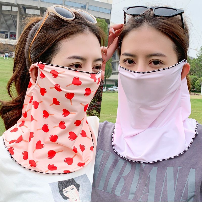 Sommar solmask för damer med uv-skydd och nackskydd_voghion.com
