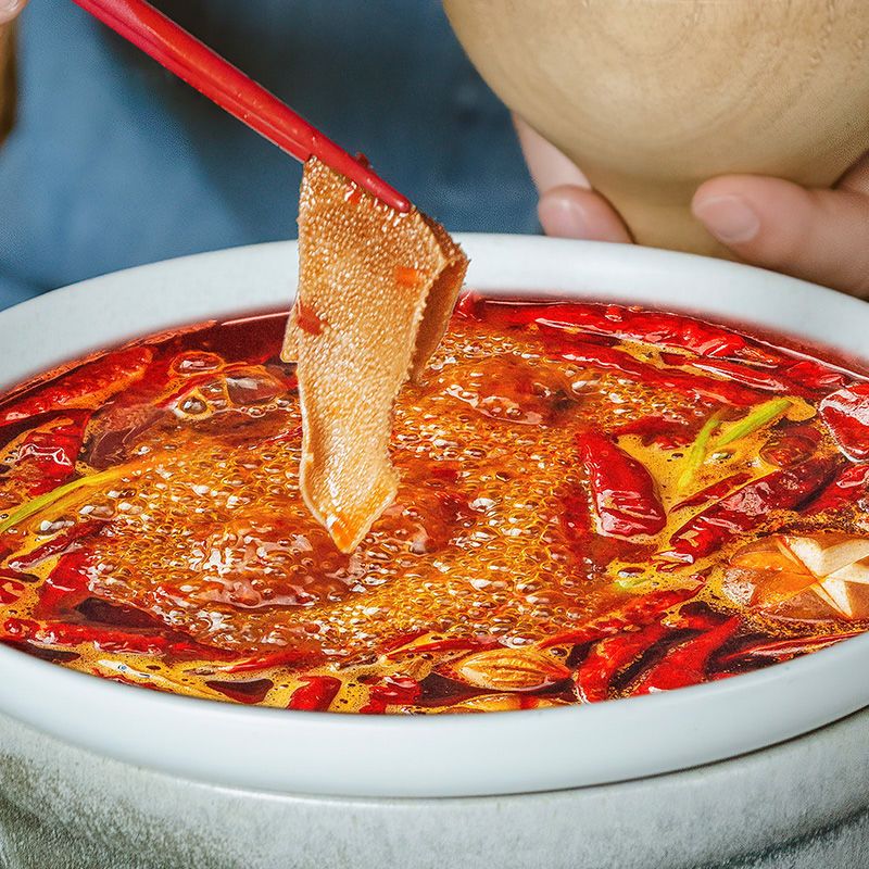 14891-麻辣江湖牛油火锅底料50g*5袋小包装一人份四川重庆正宗老火锅料-详情图