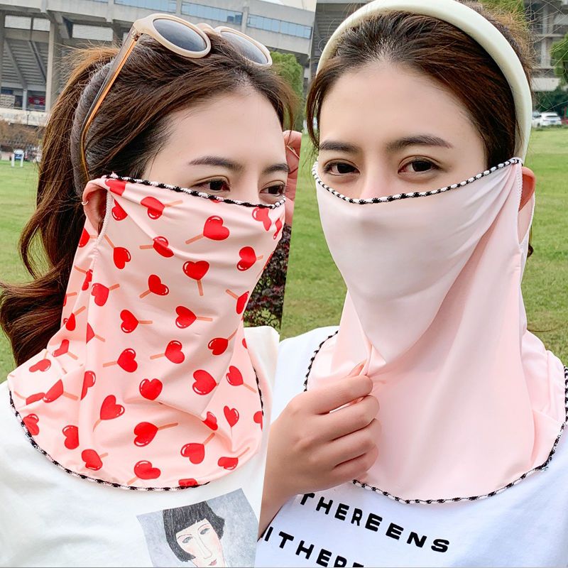 Sommar solmask för damer med uv-skydd och nackskydd_voghion.com