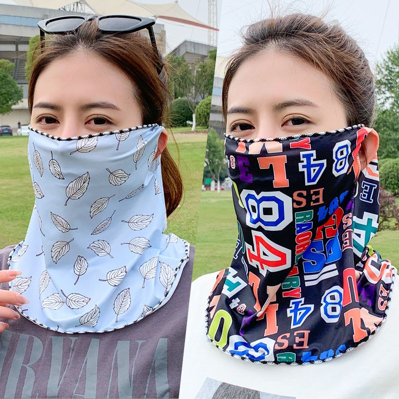 Sommar solmask för damer med uv-skydd och nackskydd_voghion.com