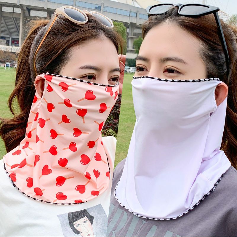 Sommar solmask för damer med uv-skydd och nackskydd_voghion.com