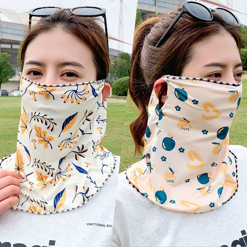 Sommar solmask för damer med uv-skydd och nackskydd_voghion.com