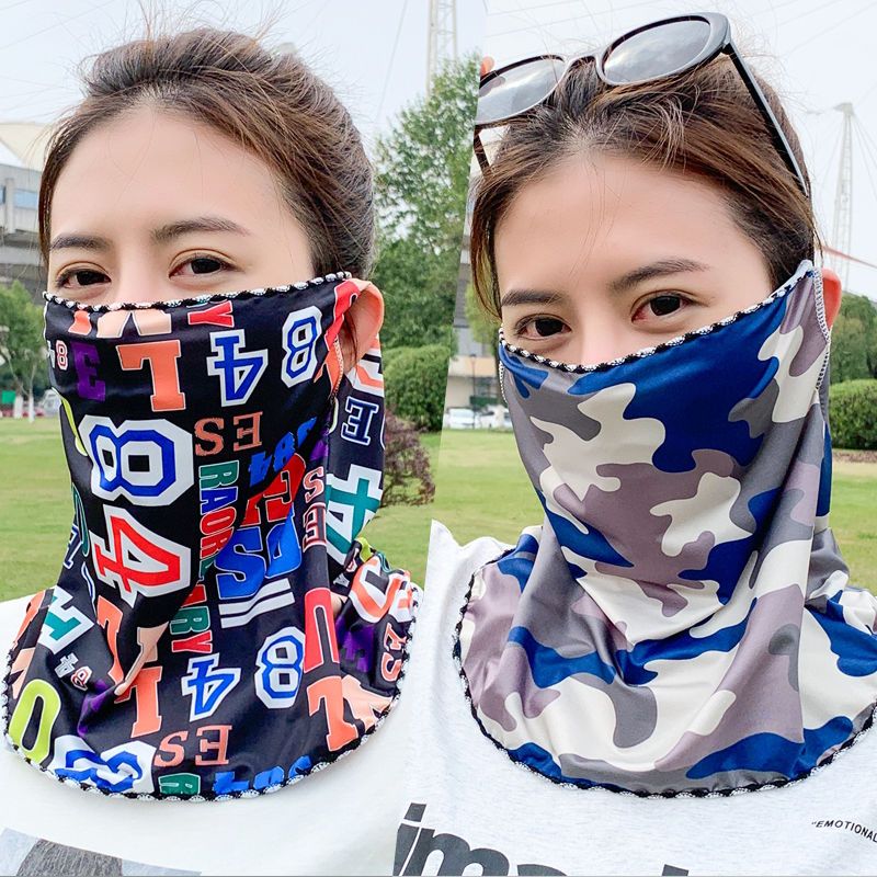 Sommar solmask för damer med uv-skydd och nackskydd_voghion.com